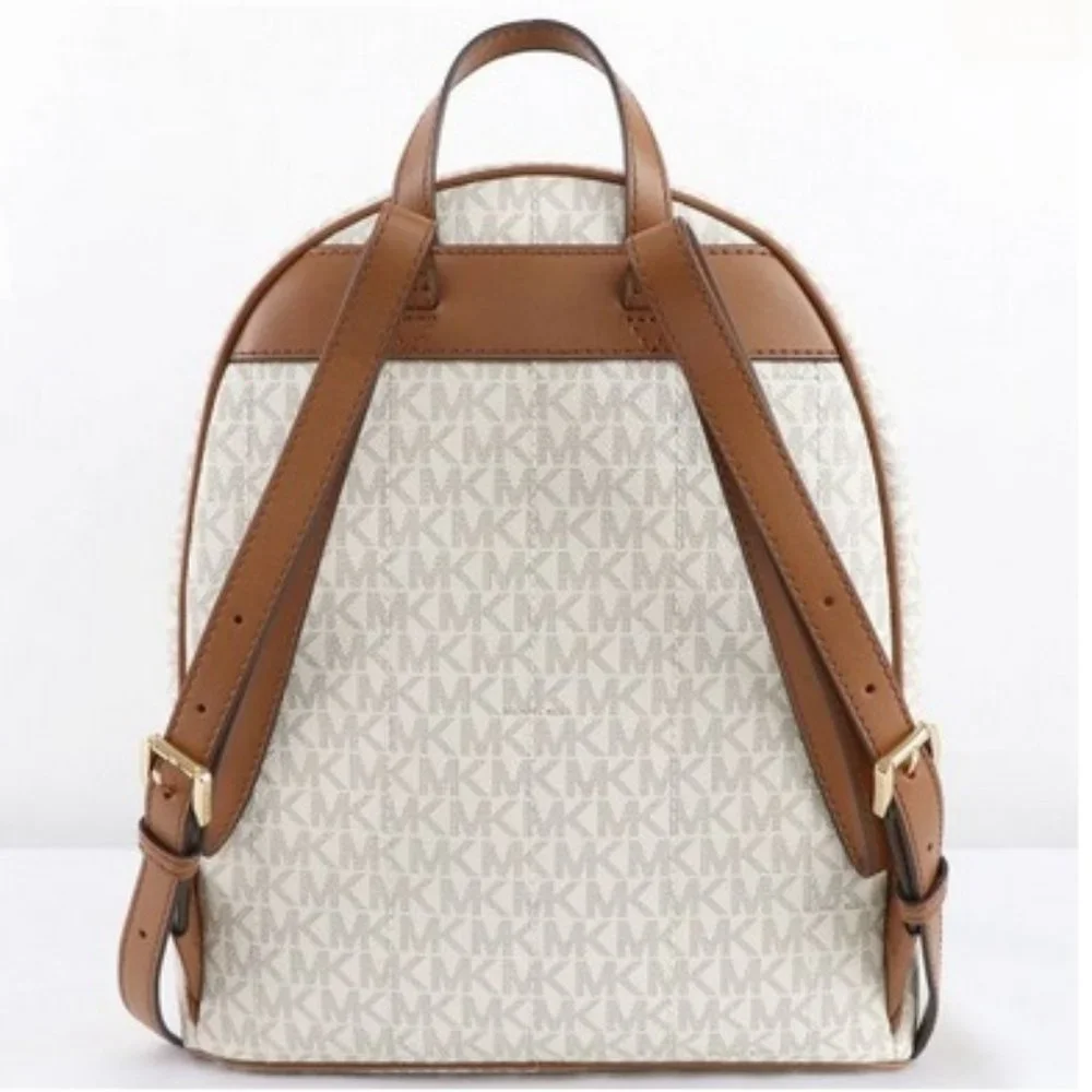 MICHAEL KORS Kenly Medium Backpack Signature Vanilla Bag